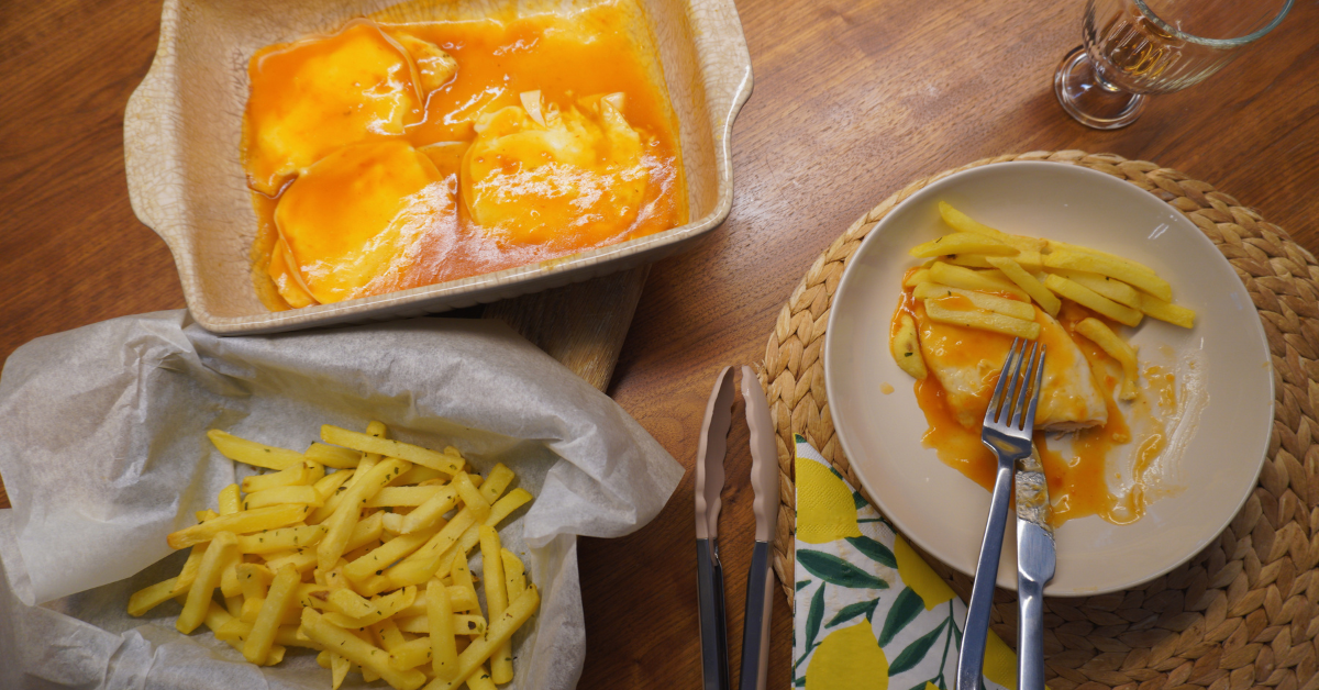 Frango Gratinado com Molho de Francesinha no BIO10H